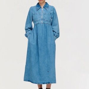 Denim Long Sleeve Dress